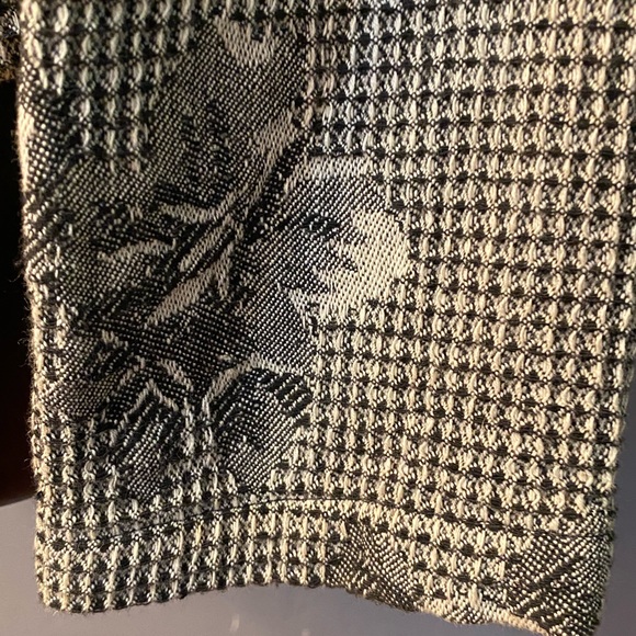 NEW IDENTITY Rose and Houndstoothish Print One Button Blazer - Picture 6 of 16